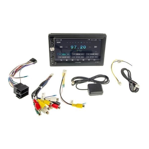 Автомобільна мультимедійна система Cyclone MP-7082A 7" Android 10 2/32 ГБ CarPlay 2 DIN НФ-00009672 фото