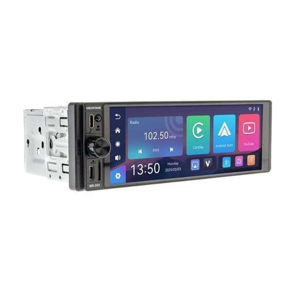 Автомобильная мультимедийная система Nextone MD-503 6,3" DSP CarPlay Android Auto 1 DIN НФ-00009796 фото