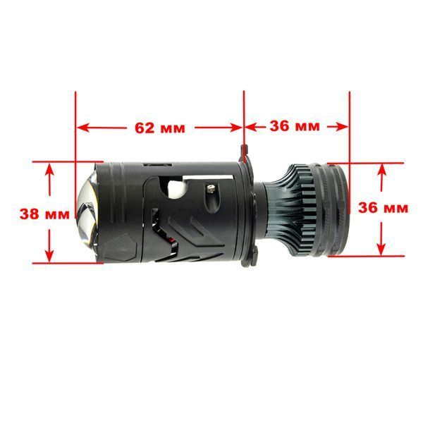 Светодиодная лампа Decker LED RGX-01 5.5K H4 65/85W НФ-00009455 фото
