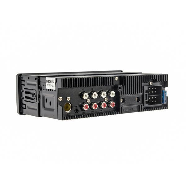 Автомагнитола Decker MDR-122 1 DIN DSP Bluetooth 25-полосный EQ 6 RCA НФ-00001320 фото