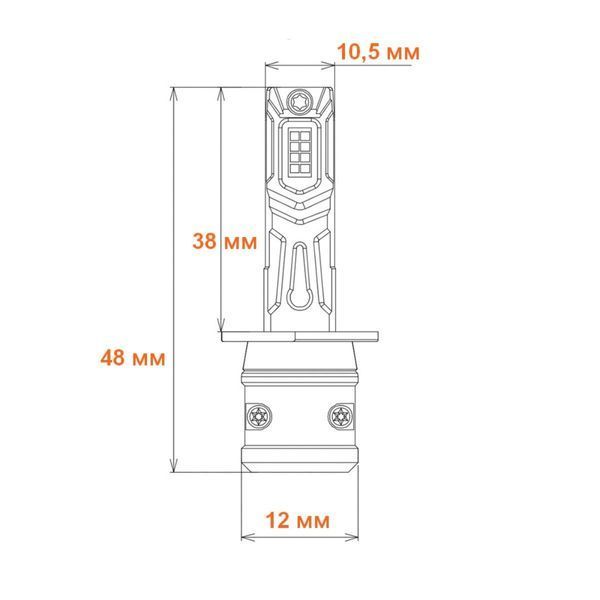 Світлодіодна лампа Nextone L7 H1 6000K НФ-00001699 фото