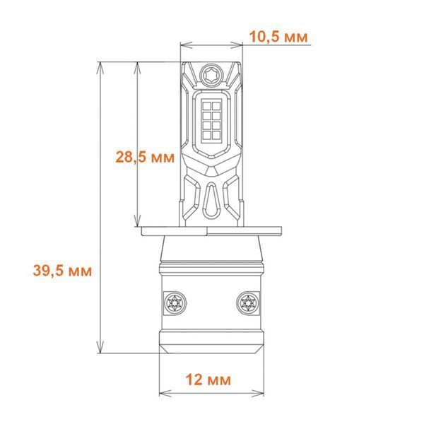 Светодиодная лампа Nextone L7 H3 6000K НФ-00001702 фото