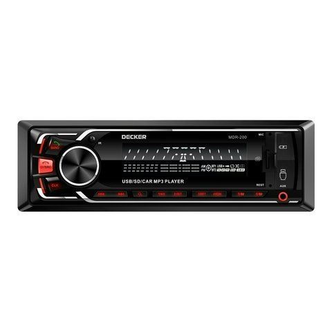 Автомагнітола Decker MDR-200 1 DIN DSP 6&times;100 Вт 8 RCA Bluetooth 28 EQ НФ-00008796 фото